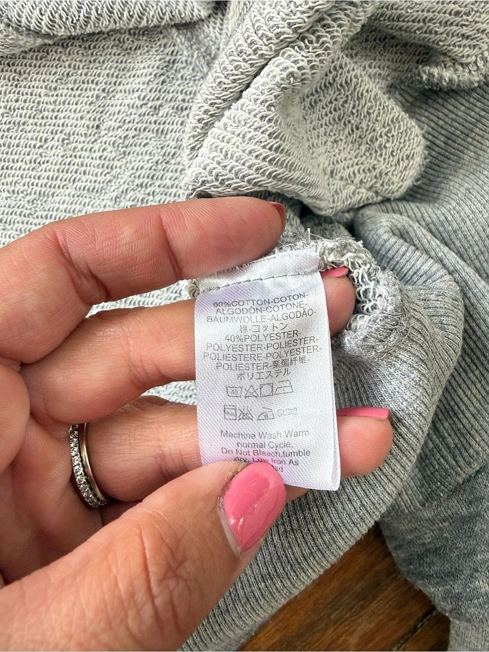 Free People Low Key Cropped Zip Hoodie in Gray Size XS - Picture 7 of 8